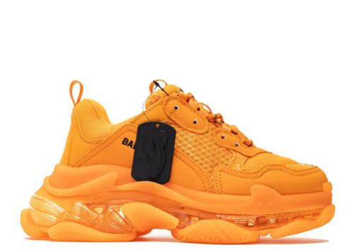 Balenciag* Triple S Sneaker 'Clear Sole - Orange'
