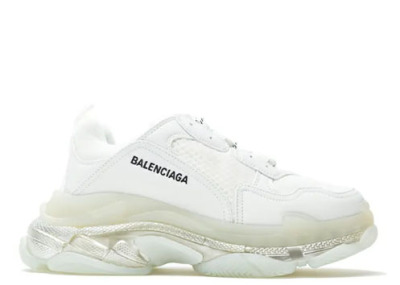 Balencig* Triple S Sneaker 'Clear Sole - White'