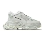 Balenciag* Triple S Trainer 'Grey White' Plush Grey