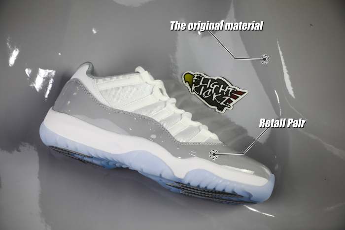 Air Jordan 11 Retro Low Cement Grey 2023（A1）