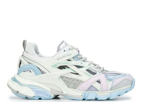 Balenciag* Wmns Track.2 Sneaker 'White Light Blue'