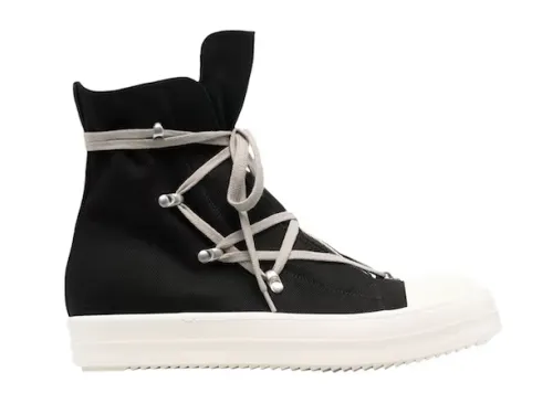 R!ck Owens DRKSHDW Strobe Cotton Denim Hexa High Black