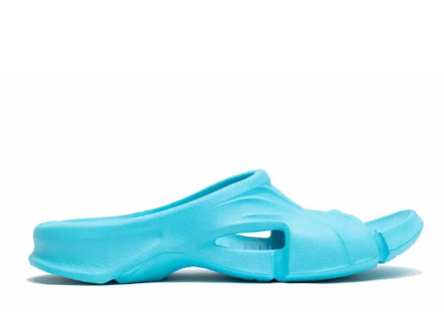 Balenciag* Mold Slide Sandal Blue
