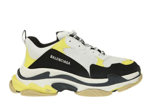 Balenciag* Triple S Sneaker 'Yellow Black'