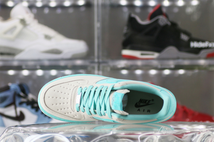 Custom Tiffany x Air Force 1 White Blue