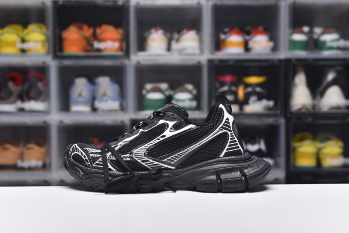 Balenciag* 3XL Sneaker 'Worn‑Out ‑ Black White'