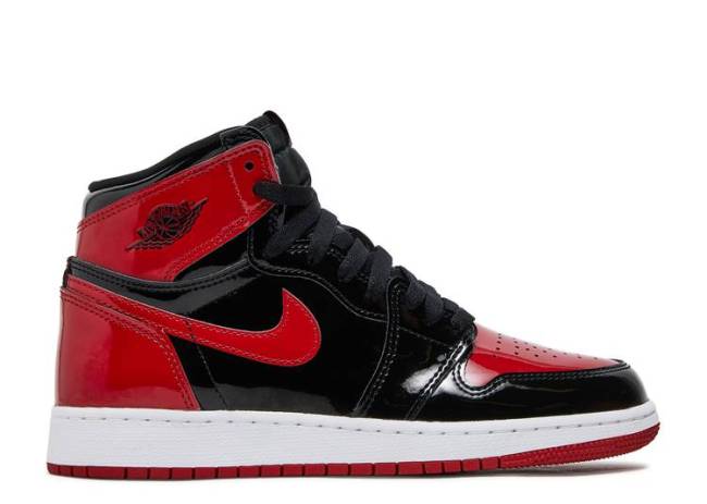 Air Jordan 1 Retro High OG GS Patent Bred（A1）