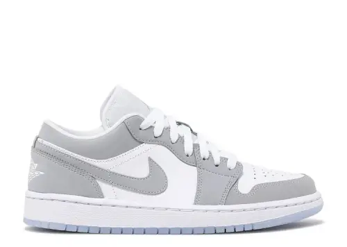 Air Jordan 1 Low White Wolf Grey 2021