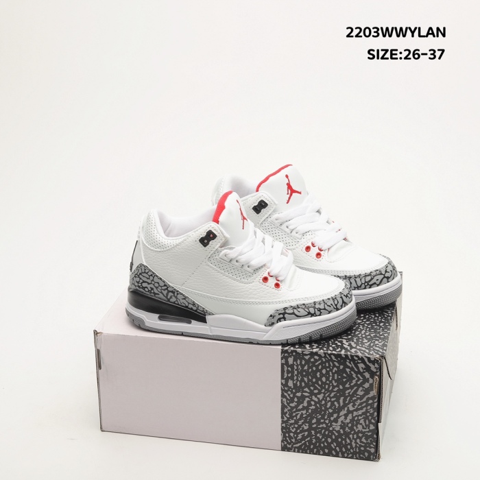 Air Jordan 3 Retro White Cement Toddler