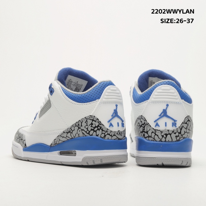 Air Jordan 3 Retro  Racer Blue Toddler