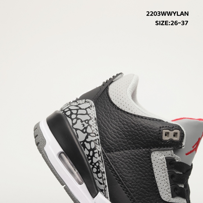 Air Jordan 3 Retro Black Cement 2011 Toddler