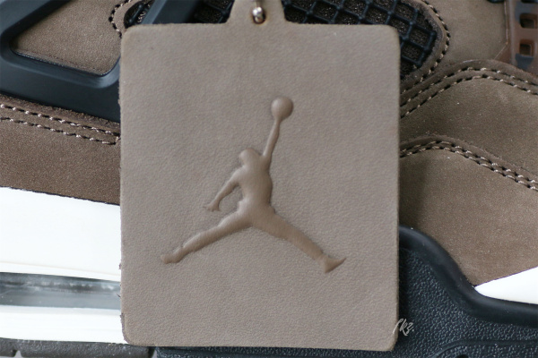 Air Jordan 4 Retro Travis Scott Olive Custom Shoes
