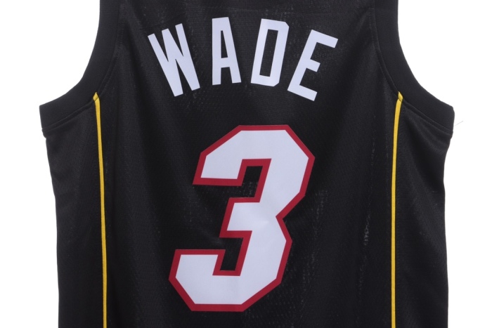 Heat Retro City Edition Wade No. 3 Jersey