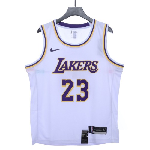 James Lakers home jersey No. 23