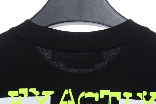 OW green paint letter arrowhead short sleeves