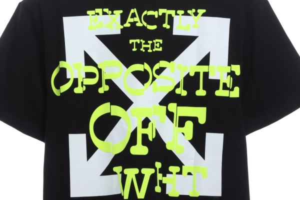 OW green paint letter arrowhead short sleeves