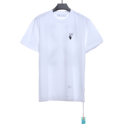 OW Caravaggio black and white religious short sleeves