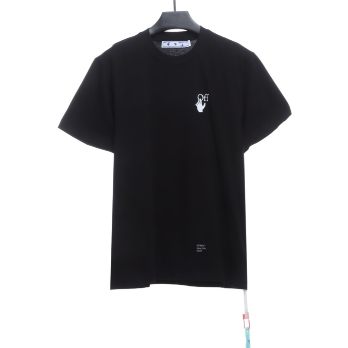 OW Caravaggio black and white religious short sleeves