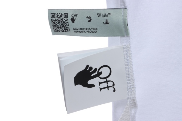 OW Caravaggio black and white religious short sleeves