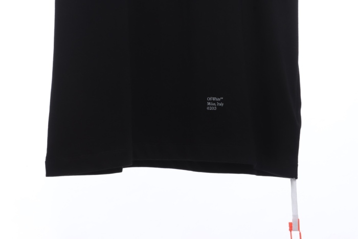 OW Caravaggio black and white religious short sleeves