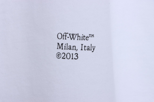 OW Caravaggio black and white religious short sleeves