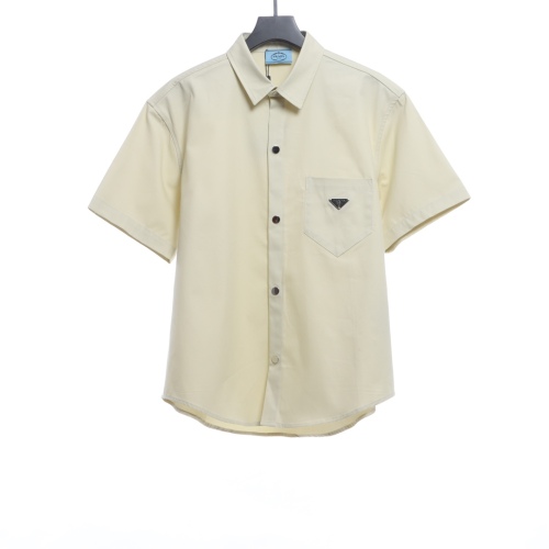 Pr-da  Triangle Workwear Short Sleeve Shirt