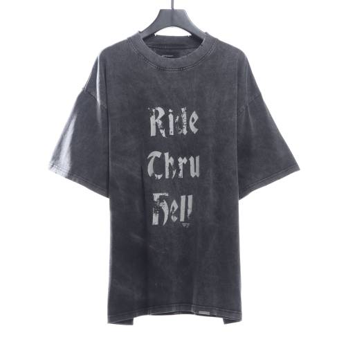 Represent makes old washing letters with short sleeves