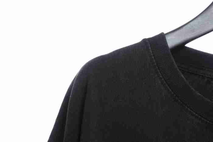 FAR.ARCHIVE Washed Letter Print Short Sleeve T-Shirt