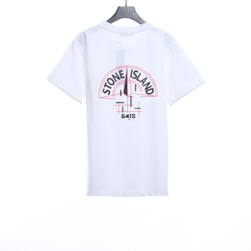 Stone Island Mechanical Compass Print Short Sleeve