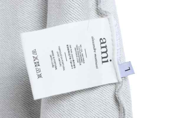 AMI 22ss heart embroidery shorts