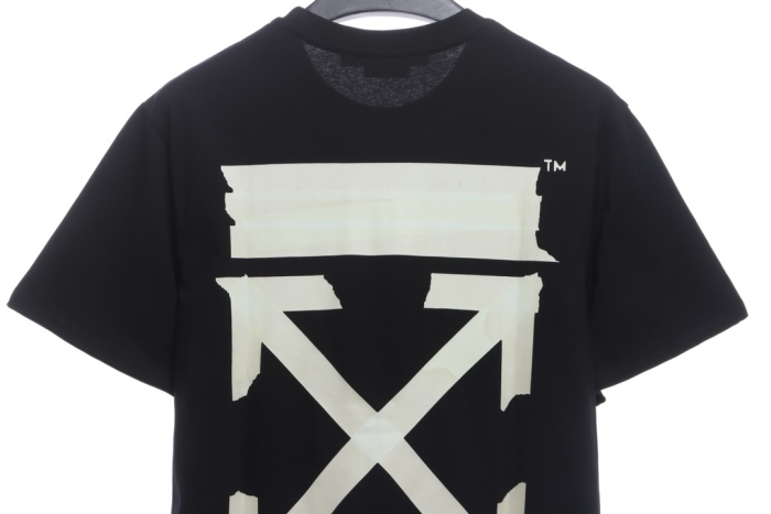 OW tape arrowhead printing short sleeves