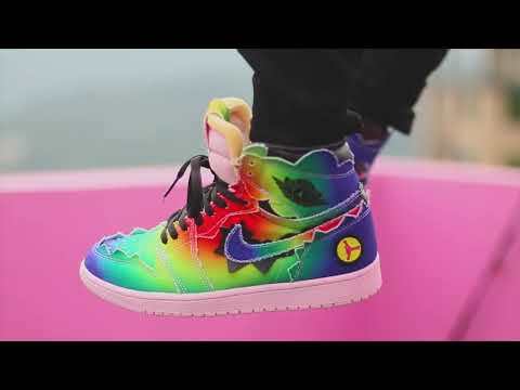 J Balvin x Jordan 1 Retro High  2020( A1)
