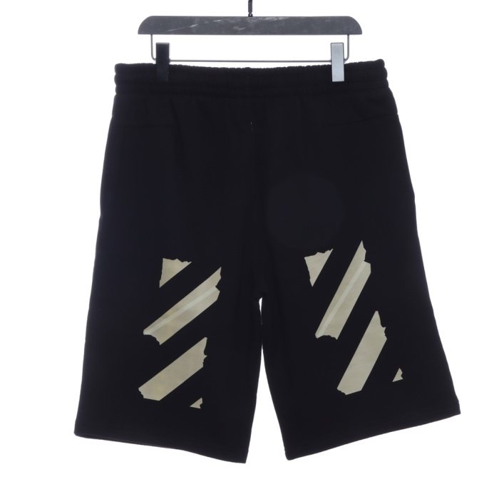 OW striped printed shorts