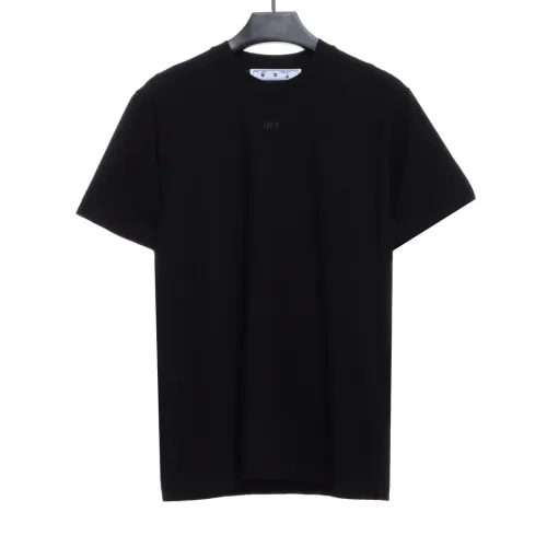 OW overlapping arrowhead pattern printing short sleeves
