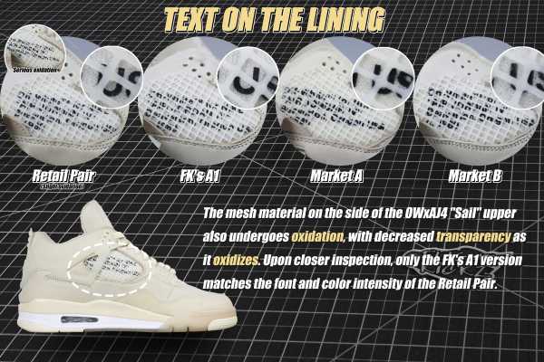 Off White x Air Jordan 4 Sail 2020  ( A1)