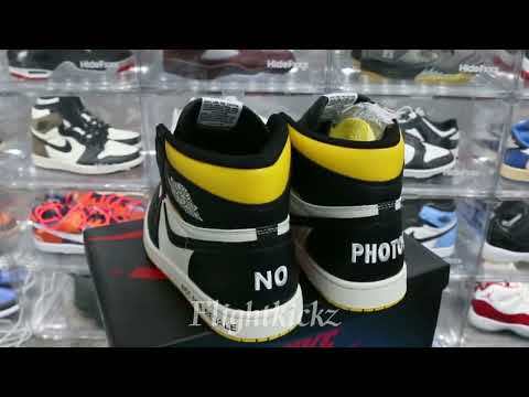 Air Jordan 1 Retro “Not For Resale  Yellow 2018