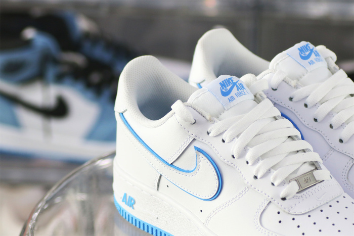 Nike Air Force 1 '07 Low White University Blue Sole