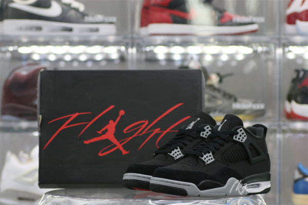Air Jordan 4 Retro SE Black Canvas 2022（A1）