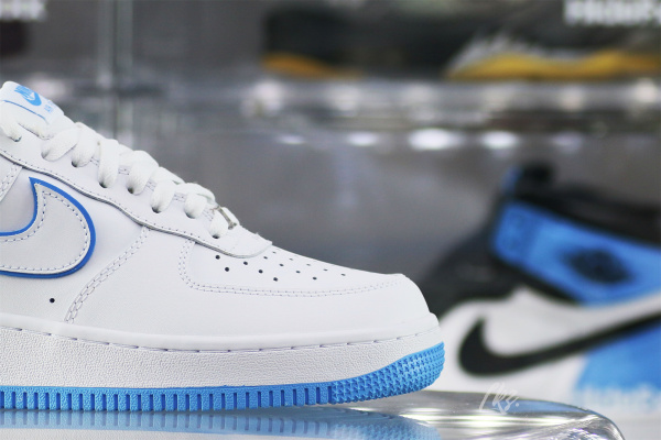 Nike Air Force 1 '07 Low White University Blue Sole