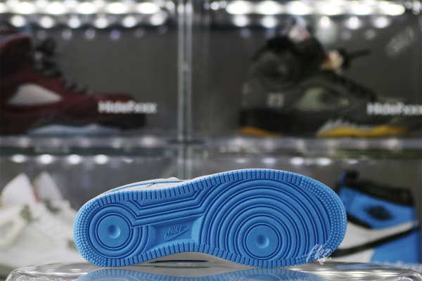 Nike Air Force 1 '07 Low White University Blue Sole