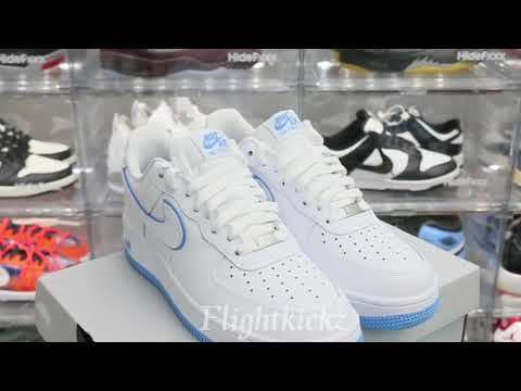 Nike Air Force 1 '07 Low White University Blue Sole