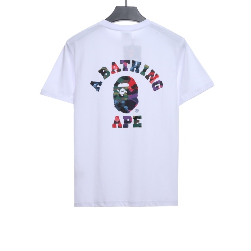BAPE colorful camouflage printing short sleeves