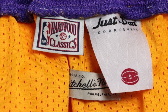 NBA vintage Los Angeles Lakers shorts