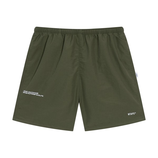 WT@PS Japanese nylon quick-drying rope casual loose beach shorts