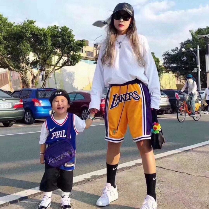 NBA vintage Los Angeles Lakers shorts