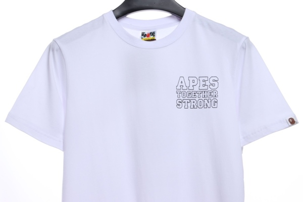 BAPE colorful camouflage printing short sleeves