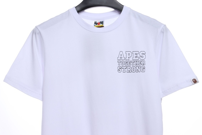 BAPE colorful camouflage printing short sleeves