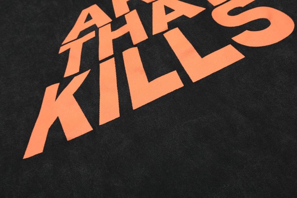 Gallery Dep ATK interesting letter printing washing to make old retro short sleeves