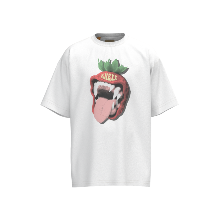 Gallery Dep Big teeth funny printing short sleeves
