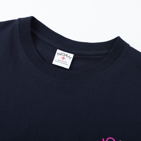 N0ah New  cross front and back LOGO short sleeves